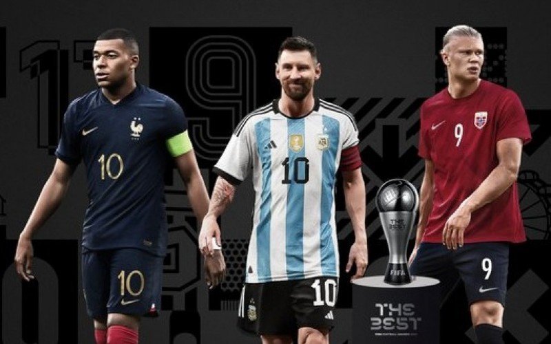 Mbappé, Messi e Haaland são finalistas do prêmio The Best | Jornal NH