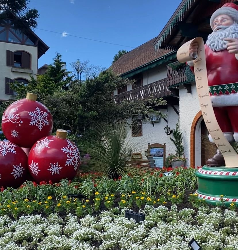 Gramado e a decoração de Natal que encanta quem passa 