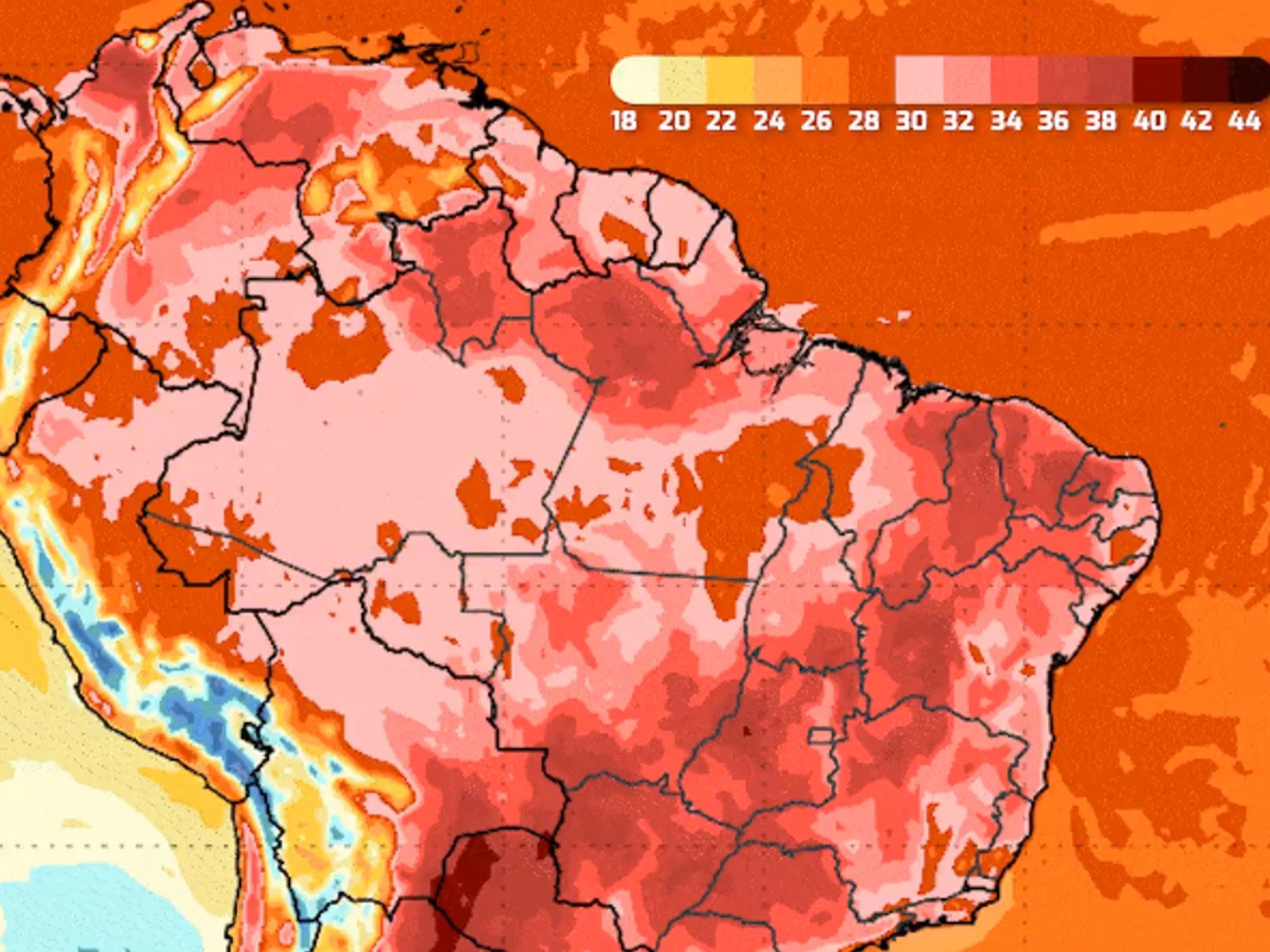 CALOR: Até quando vai o alerta de perigo para onda de calor no Brasil? Veja mapa