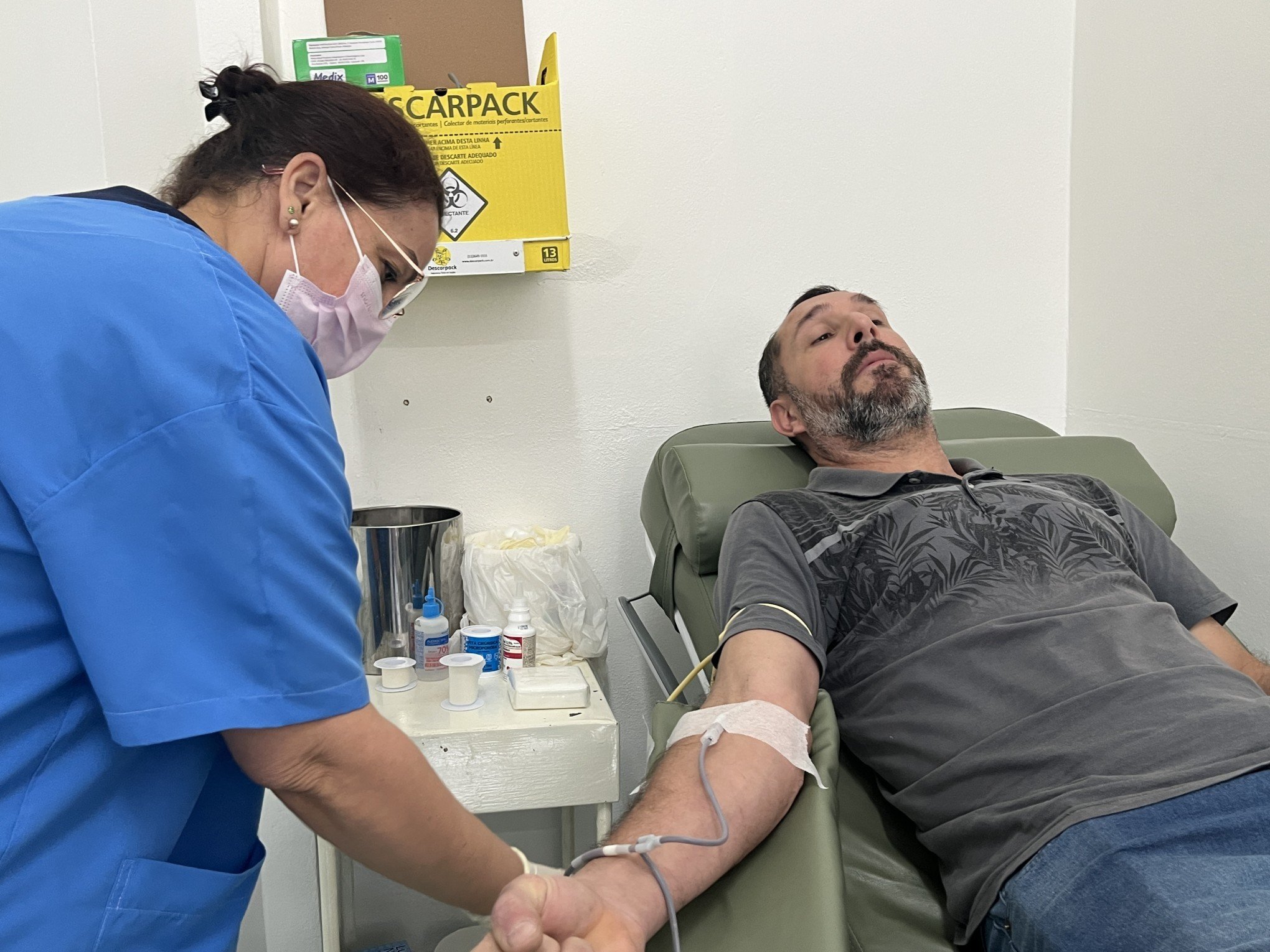 Posto de coleta de sangue do Hospital Getúlio Vargas completa 2 anos