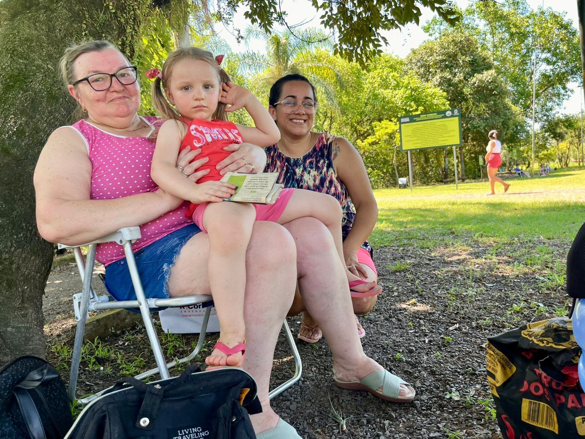 Parque Imperatriz vira refúgio para quem quer escapar do calorão