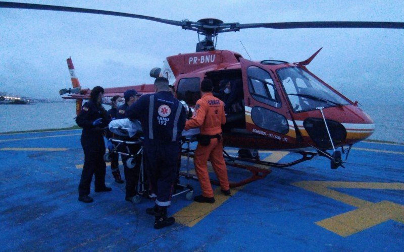 Gaúcho foi atendido em Florianópolis após sofrer mal súbito | Jornal NH