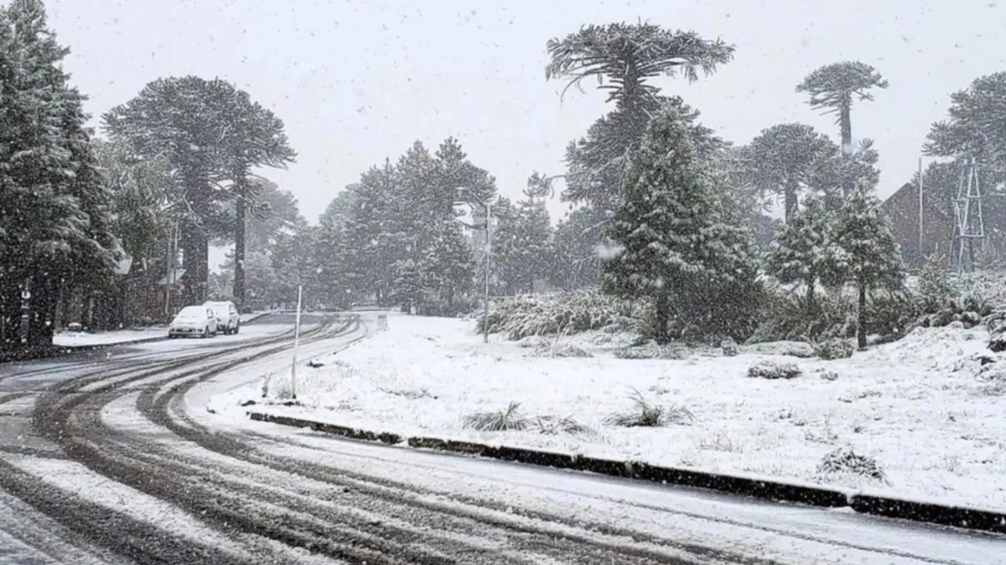 Sul da Argentina registra nevasca atípica em dezembro; saiba se frio pode chegar ao RS