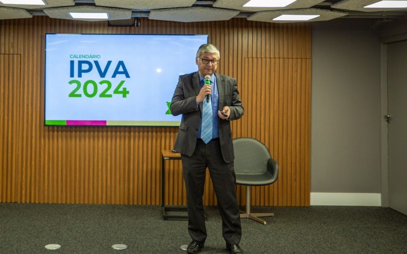 Pereira detalhou o IPVA 2024 na tarde da quarta-feira | Jornal NH