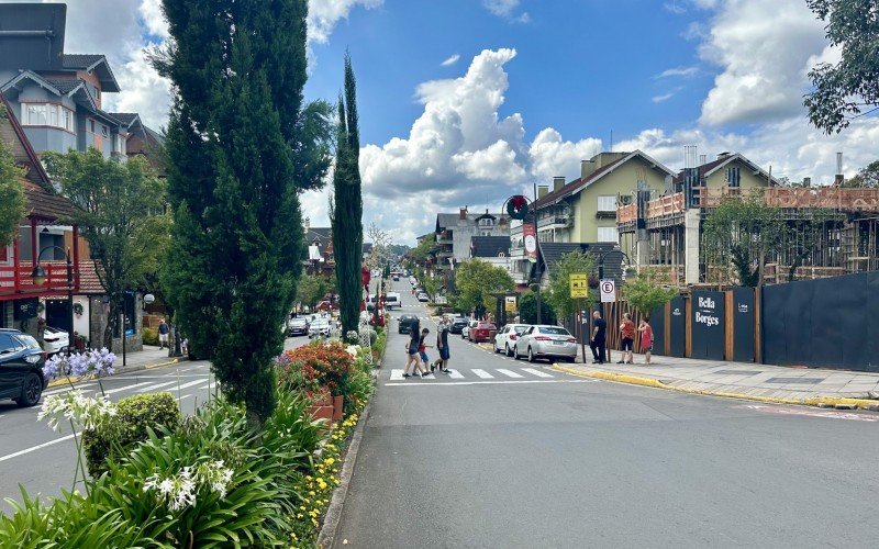 Baixa movimentaÃ§Ã£o turÃ­stica no Centro de Gramado