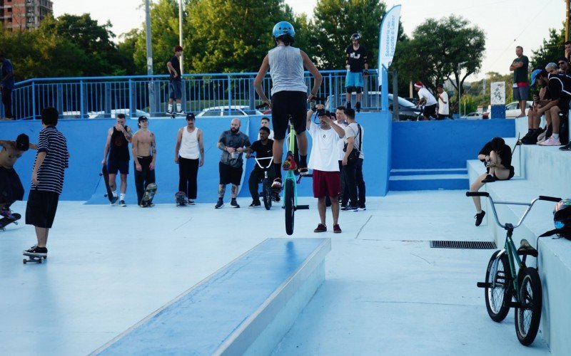 ReinauguraÃ§Ã£o da Pista de Skate de Campo Bom