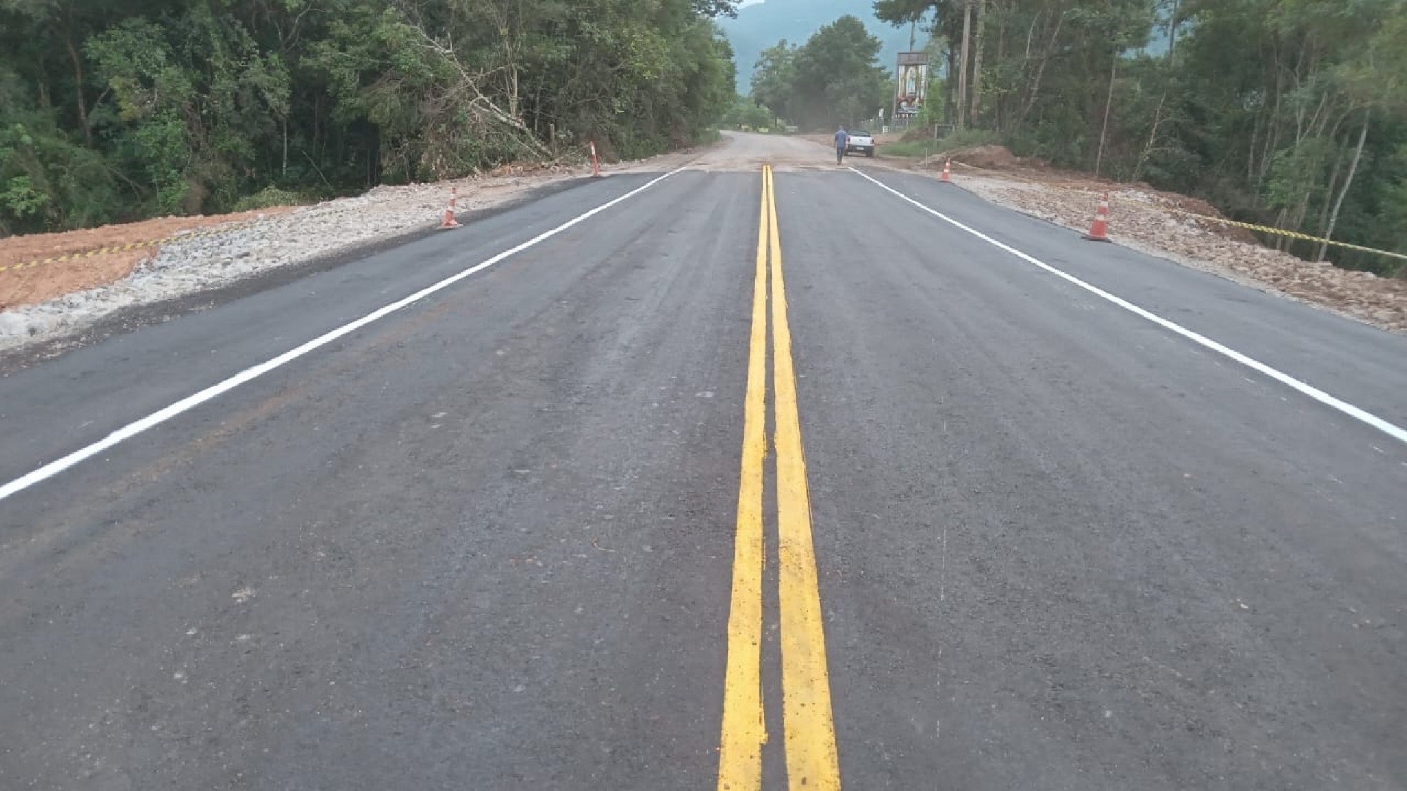 Liberado trânsito em rodovia que liga região da Serra ao Vale do Caí