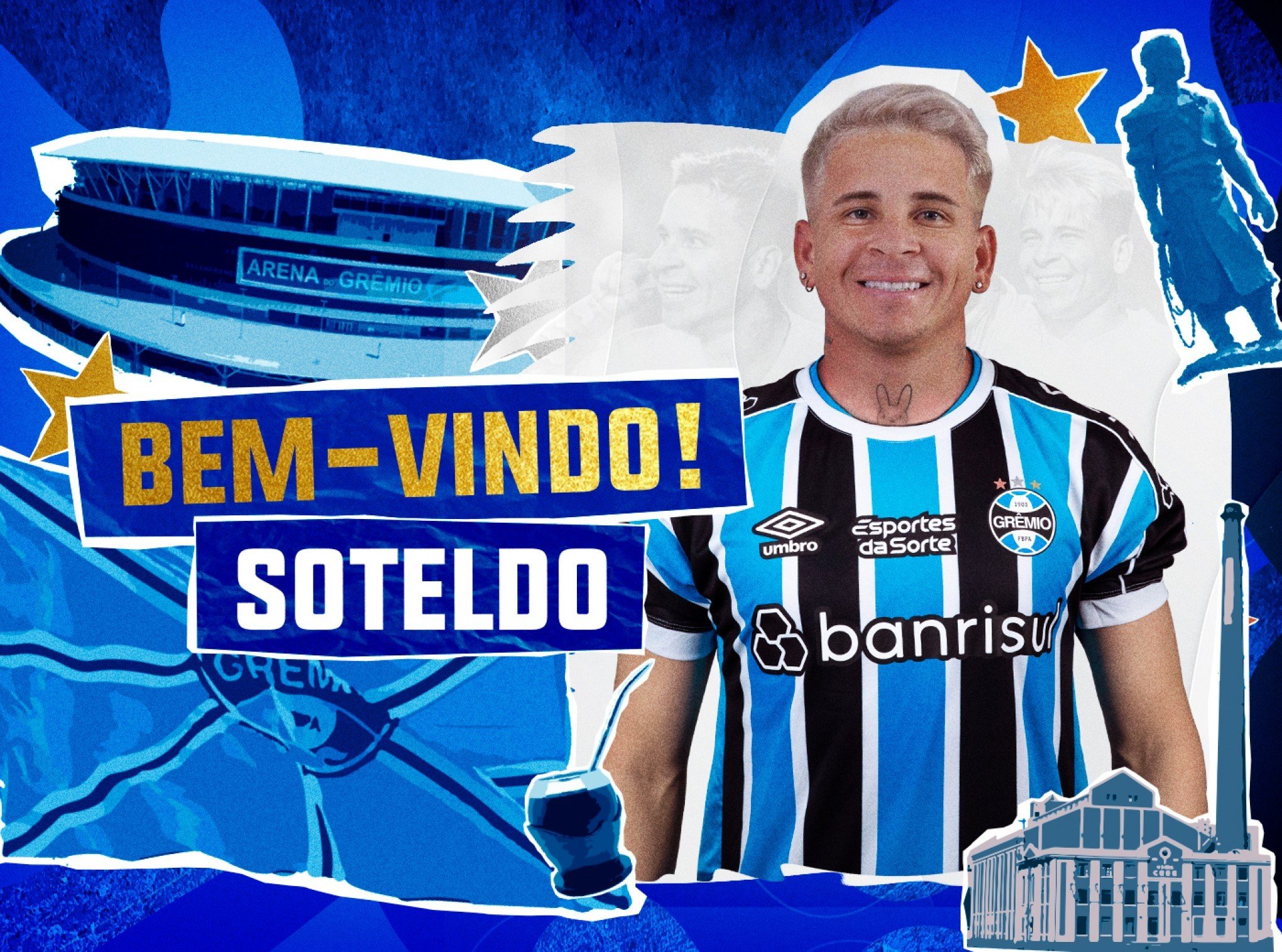 Anunciado oficialmente, Soteldo é o primeiro reforço do Grêmio para 2024