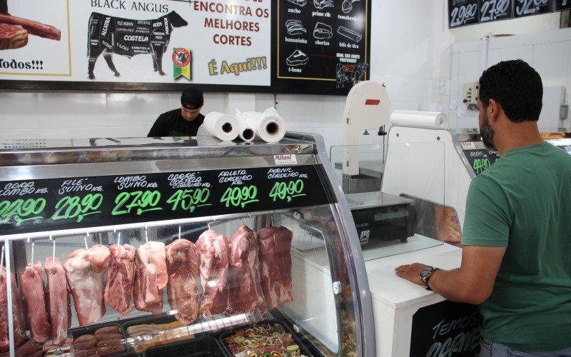 Cliente aproveitou para garantir a carne para o churrasco