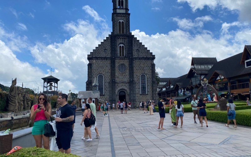 Movimentação no Centro de Gramado