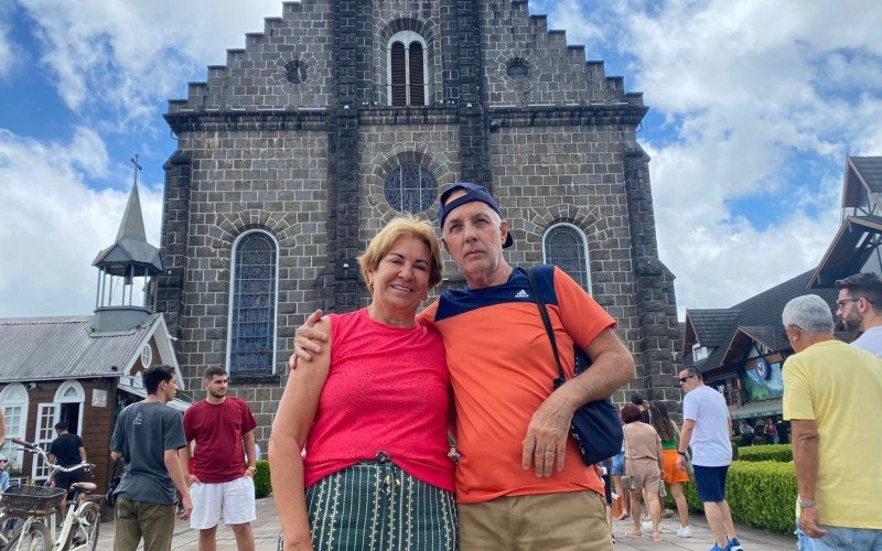 Irene e Celso, na véspera de Natal