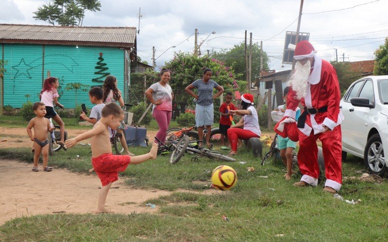 Futebol com o Papai Noel