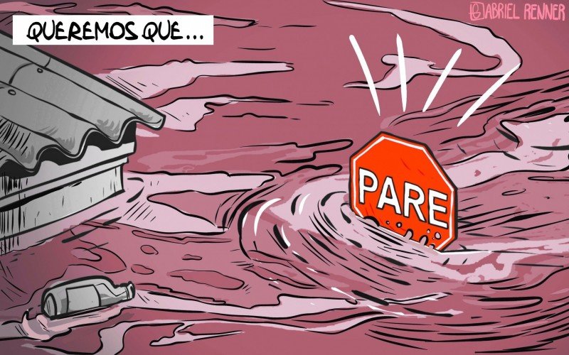 Charge Gabriel Renner Restrospectiva 2023