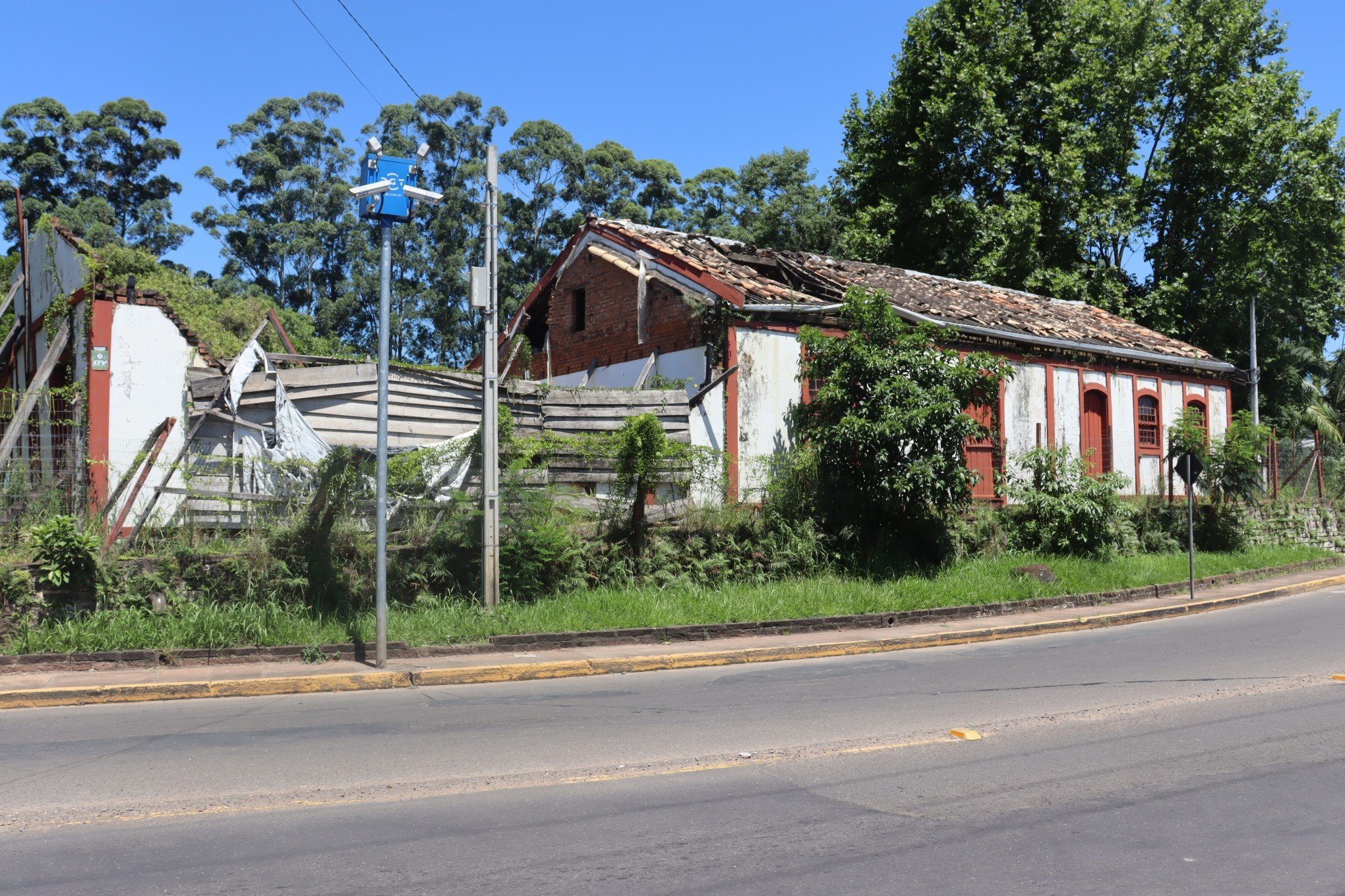 CASA DO IMIGRANTE: Cinco anos após desabamento, estrutura em São Leopoldo segue em ruínas