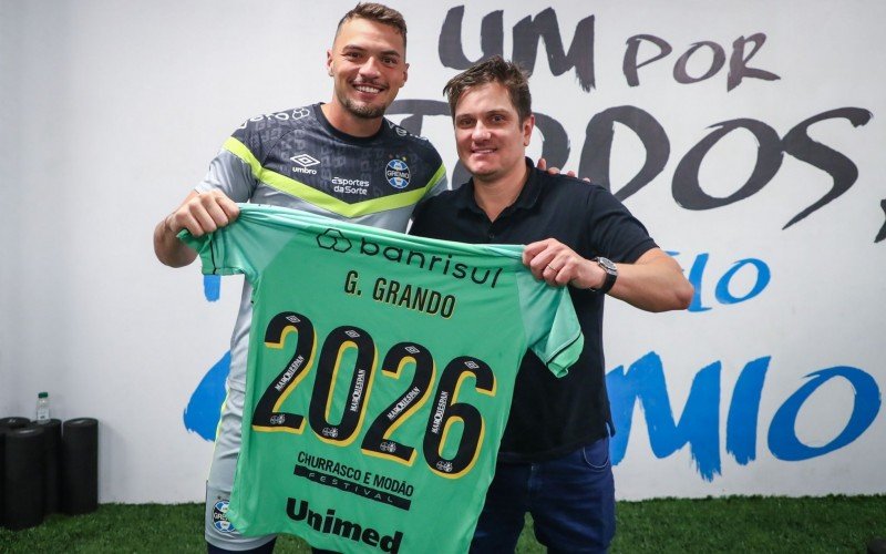 Gabriel Grando a Antonio Brum, vice-presidente do GrÃªmio