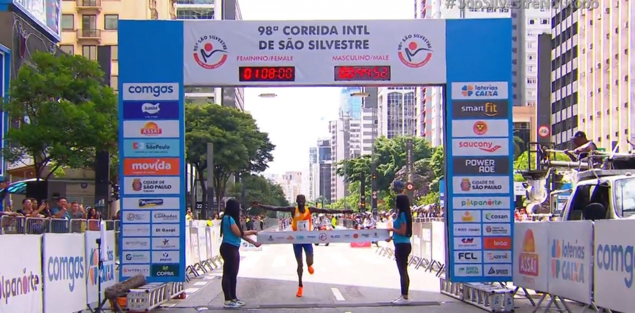 Quenianos dominam o pódio da 98ª Corrida de São Silvestre