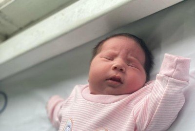 Primeira bebê do ano de Canela nasceu com 3,9 quilos