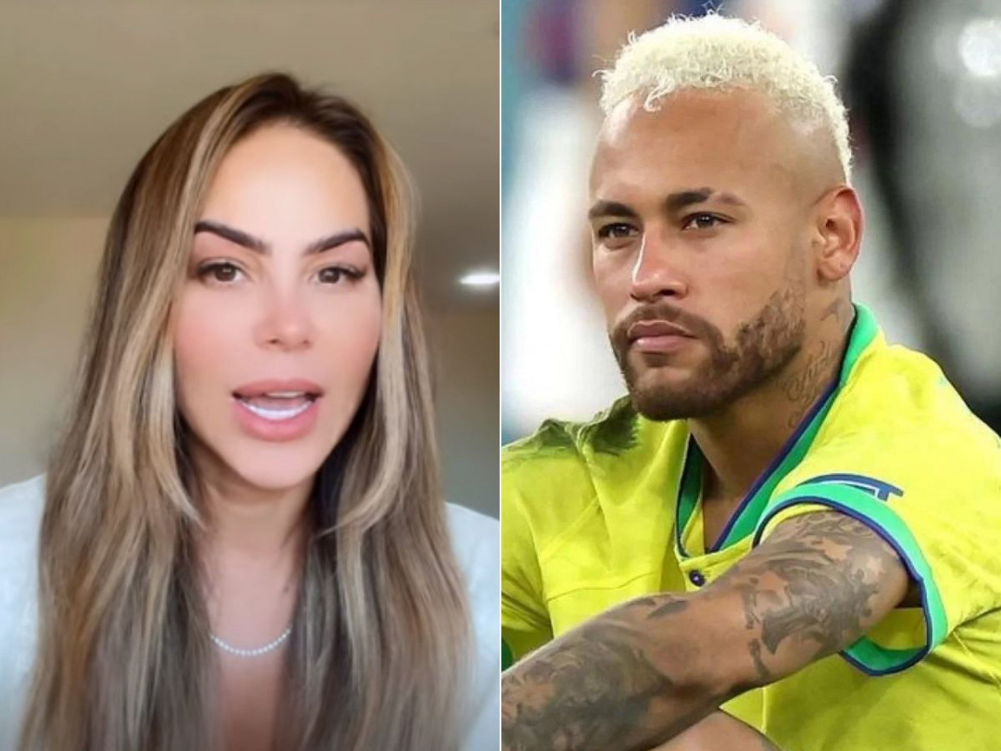 Influenciadora que expôs terceiro filho de Neymar diz que equipe fez comentário infeliz sobre cruzeiro: "Em tom de brincadeira"