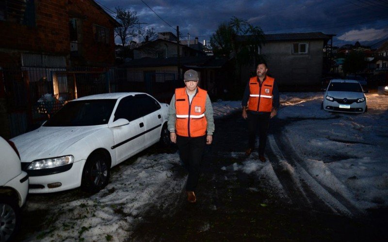 Granizo transformou a o ambiente na Serra  | abc+