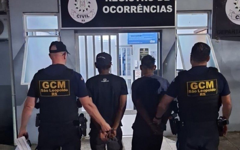 Monitoramento da GCM de São Leopoldo flagra dois furtos nesta madrugada