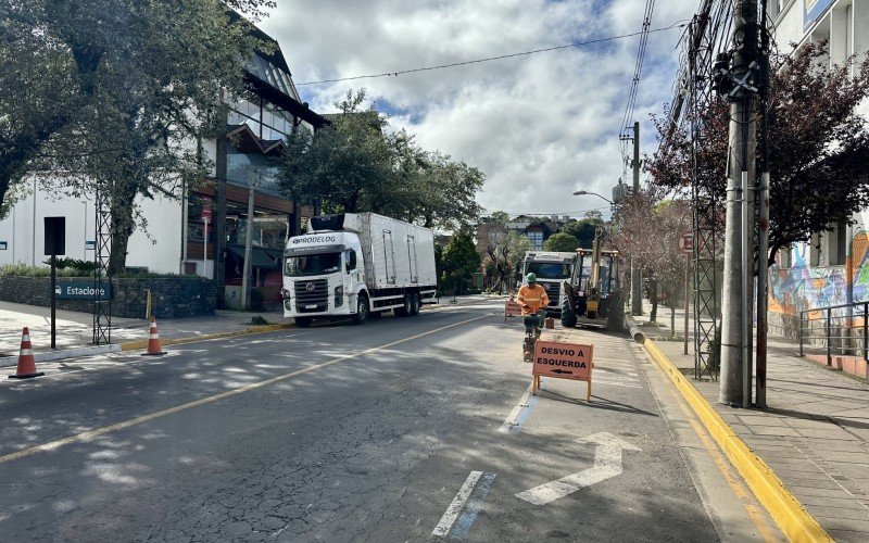 Corsan realiza obras na Ã¡rea central de Gramado