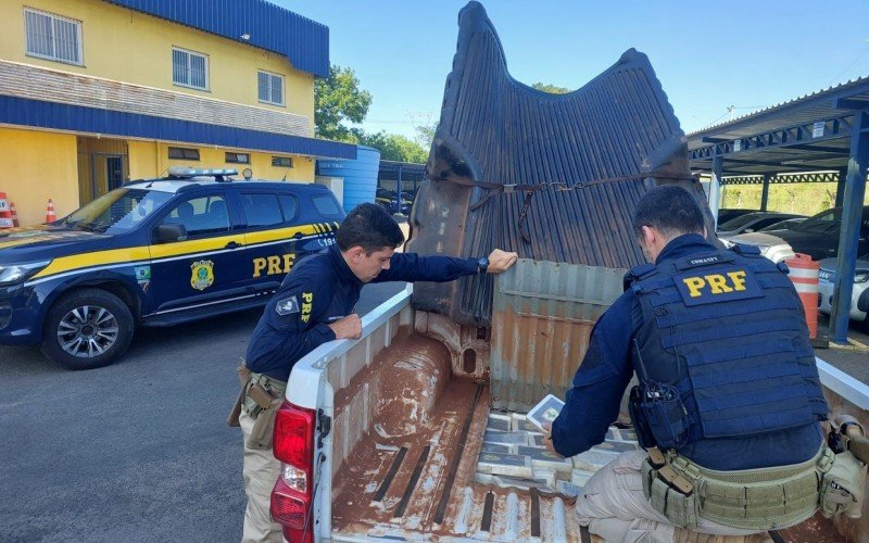 CocaÃ­na foi encontrada em compartimentos falsos