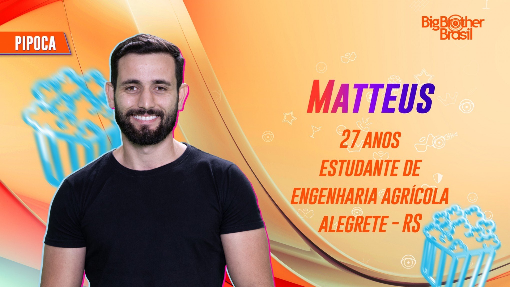 BBB 24: Conheça o Matteus, primeiro participante gaúcho anunciado na edição