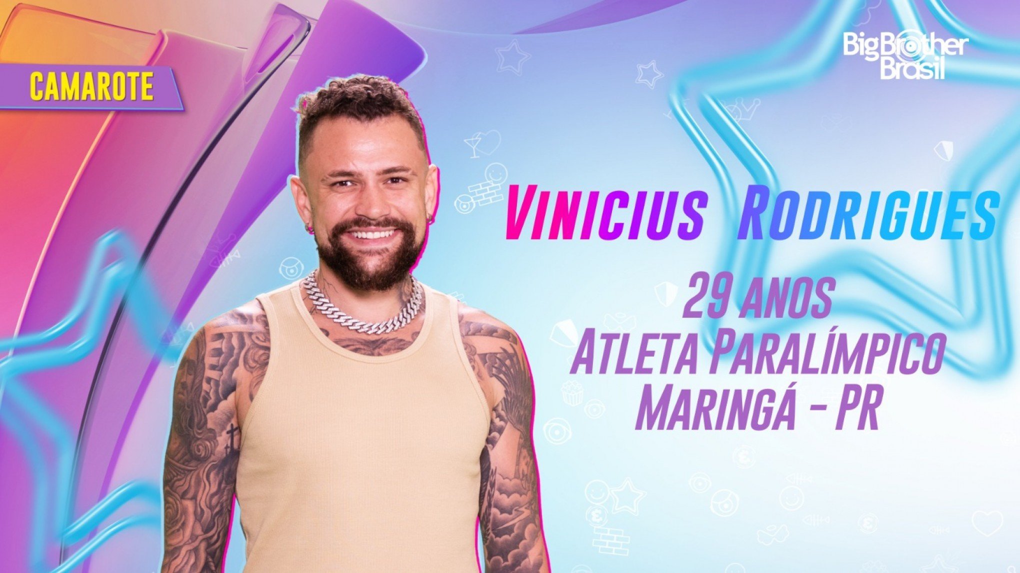 BBB 24: Conheça o Vinicius Rodrigues