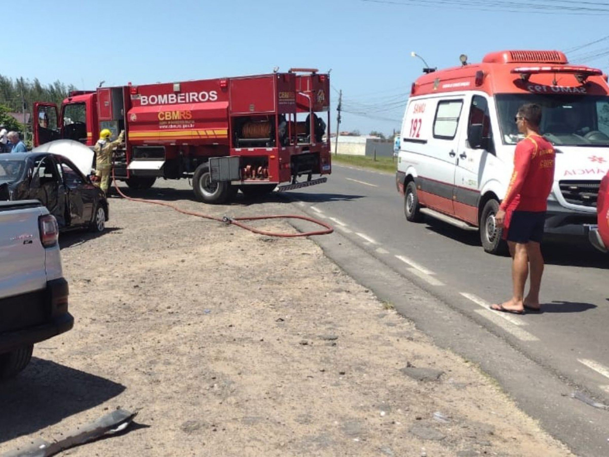 ACIDENTE DE TRÂNSITO: Colisão deixa dois mortos e oito feridos no litoral norte
