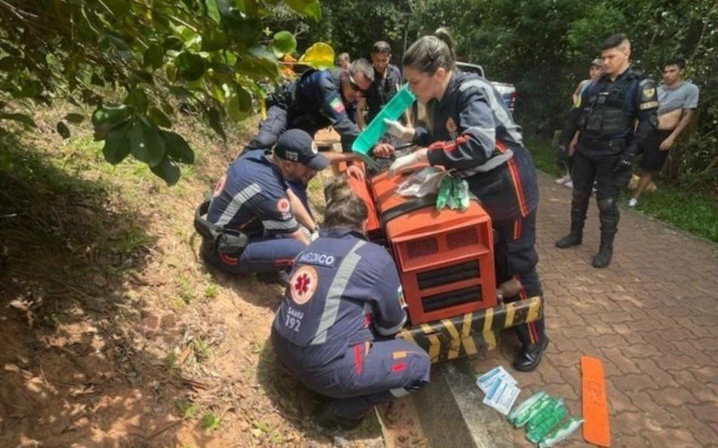 Homem teve a perna esmagada em Novo Hamburgo | abc+