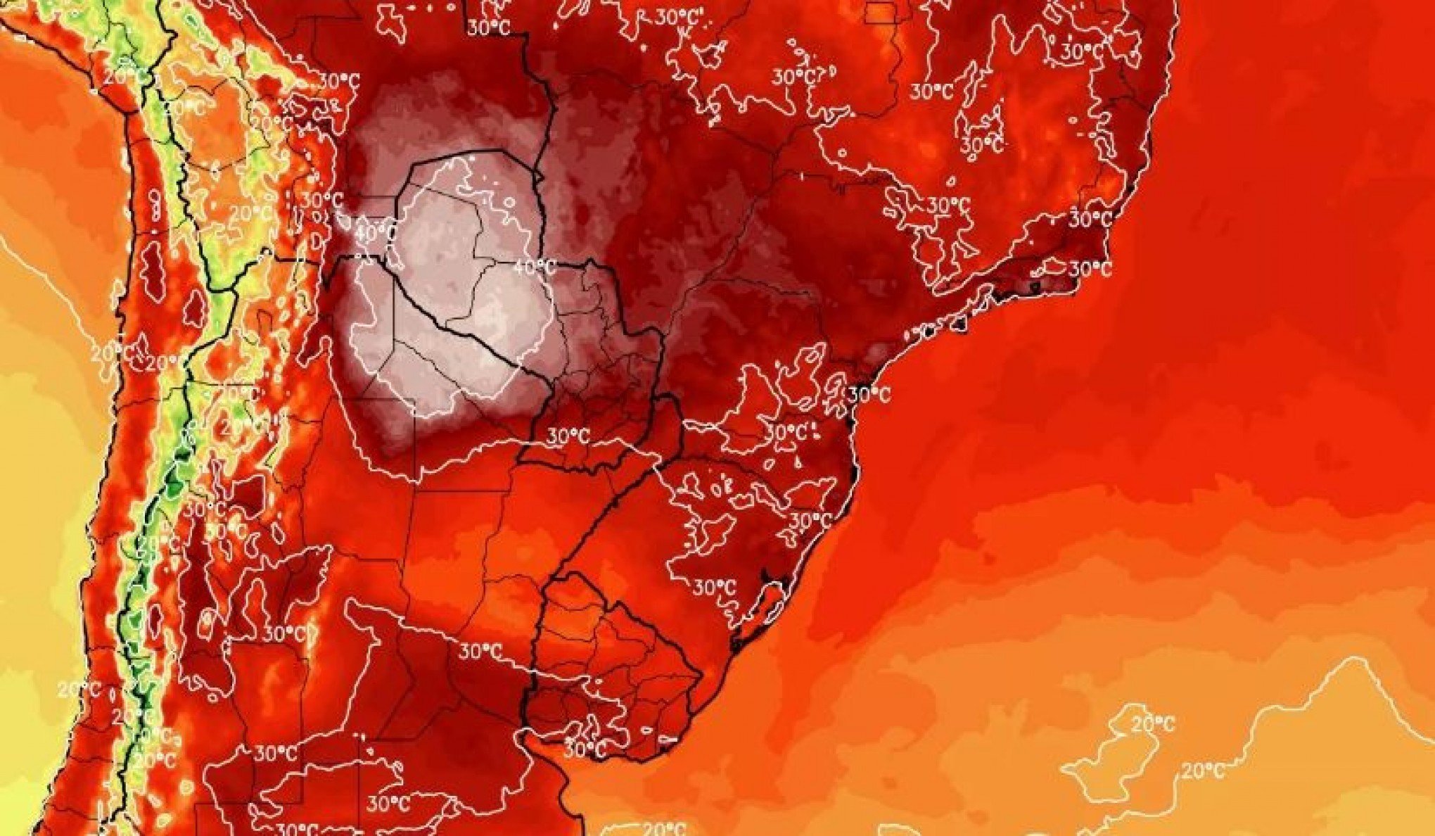 BOLHA DE CALOR: Saiba o que é o fenômeno de até 45ºC no centro do continente e qual o impacto no Brasil