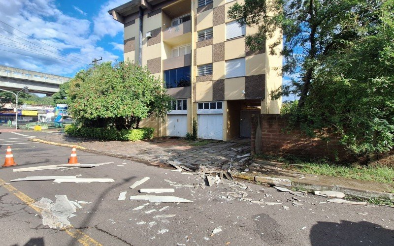 Estragos causados pelo temporal em Novo Hamburgo