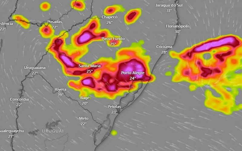 Previsão é de muita chuva na região entre o fim da terça e a quarta-feira | abc+