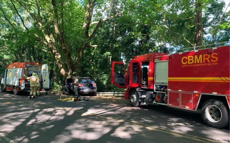 Acidente de trânsito na BR-116, em Morro Reuter | abc+