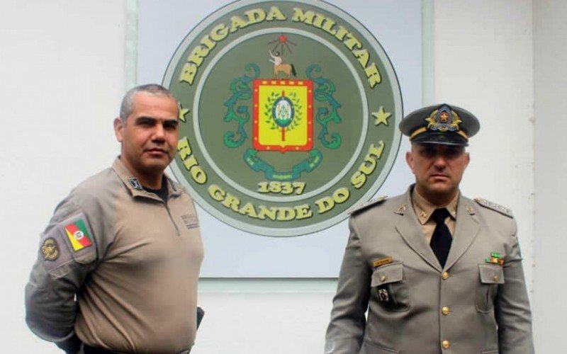 Coronel Ivens e capitão Mascarin integram o Comando Regional de Polícia Ostensiva da Região das Hortênsias (CRPO/H)