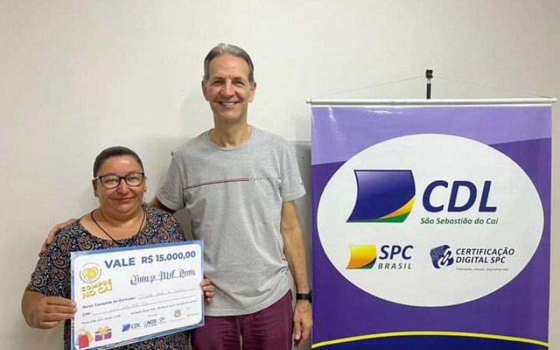 Marli Santa de Castro foi a vencedora do cruzeiro pela costa brasileira no valor de R$ 15 mil | abc+
