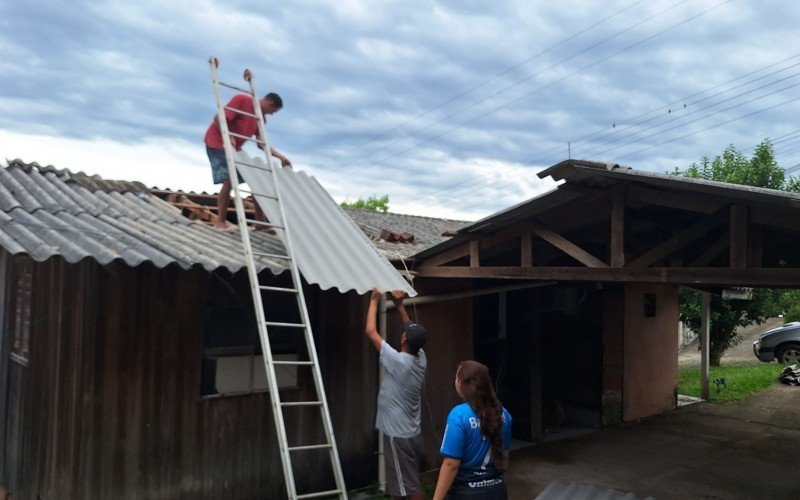 Tempestade causa estragos em Rolante 