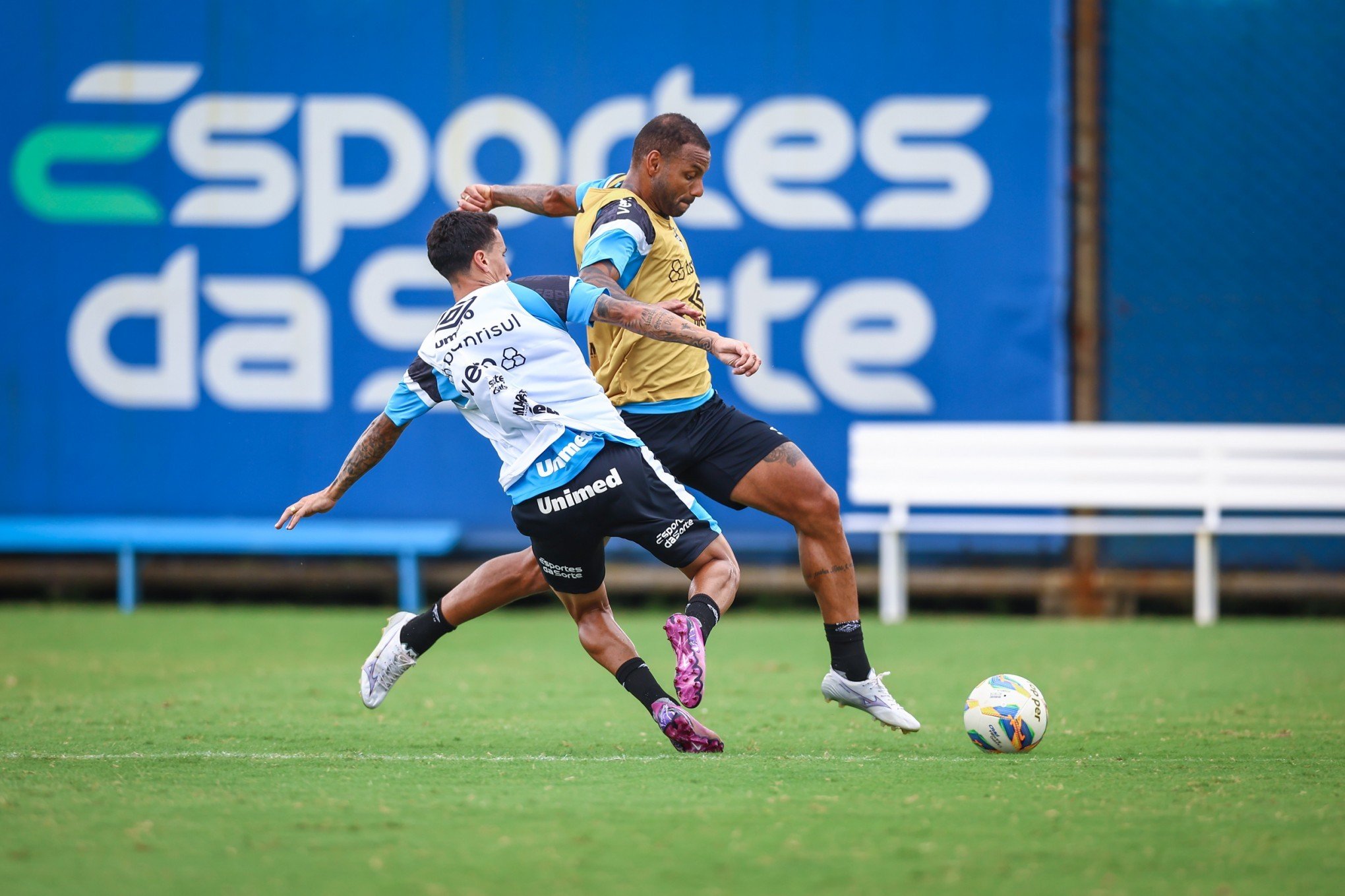 Renato Gaúcho comanda treino fechado após atividade ser adiada devido aos transtornos da tempestade no RS