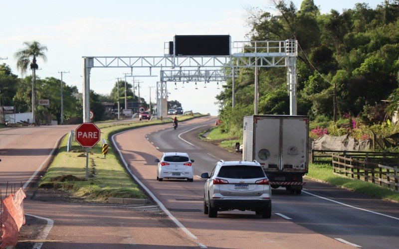 Pedágio Free Flow no km 4,6 da RS-122, em São Sebastião do Caí | abc+