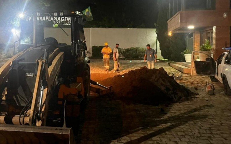 Rompimento havia acontecido em uma tubulação que liga o reservatório da Avenida Maurício Cardoso | abc+