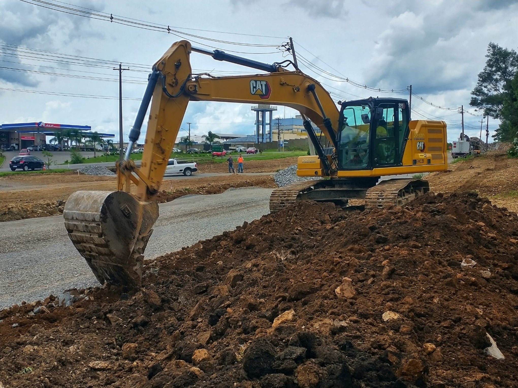 Três obras para facilitar tráfego de veículos em cidades da Serra estão sendo realizadas na RS-235