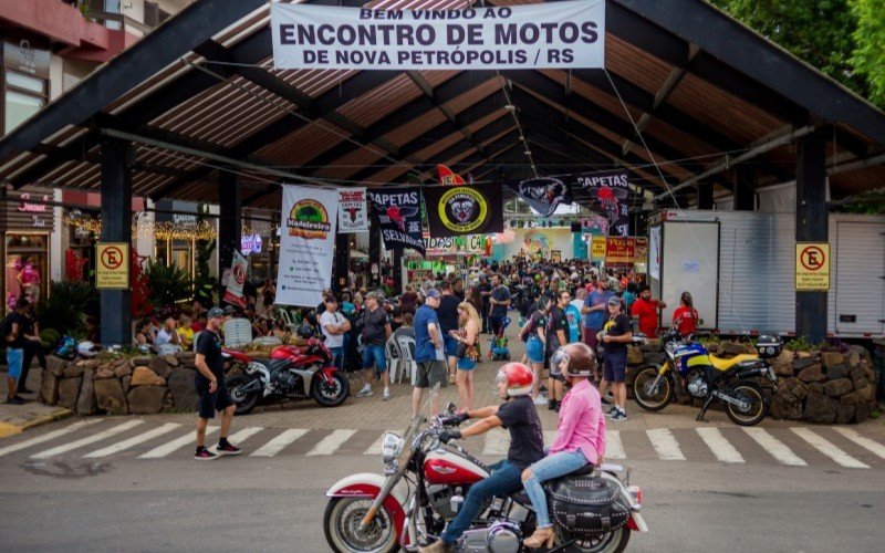 Encontro de Motos vai ocorrer na Rua Coberta e Praça das Flores em Nova Petrópolis