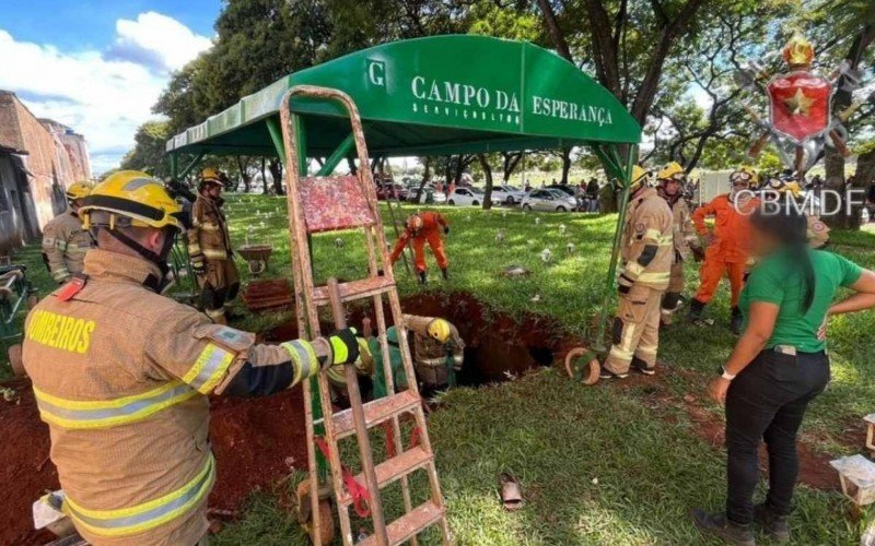 Dez pessoas caíram em cova no Distrito Federal  | abc+