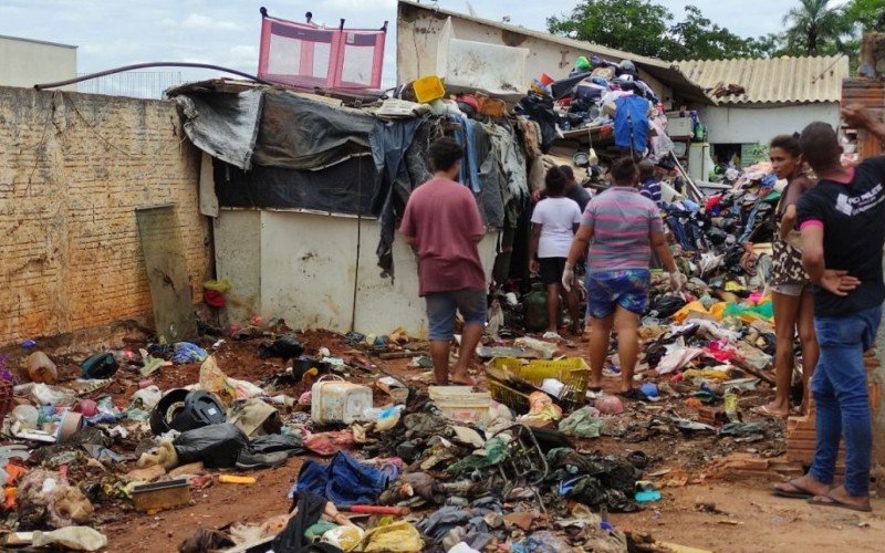 MutirÃ£o foi feito no local para retirada do lixo