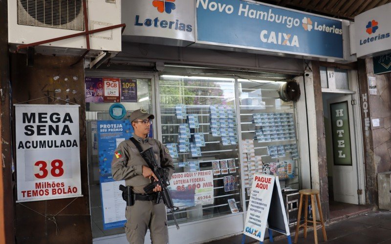 Assalto a casa lotÃ©rica de Novo Hamburgo | abc+