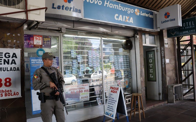 Assalto a casa lotérica de Novo Hamburgo | abc+