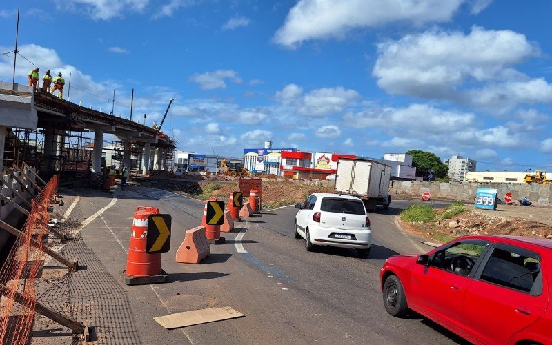 Trecho interditado na Scharlau  | abc+