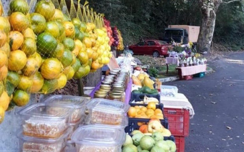 Variedade de produtos vendidos em Nova PetrÃ³polis