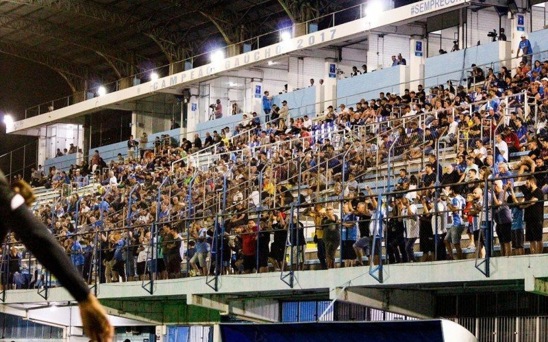Estádio do Vale na partida entre Novo Hamburgo e Santa Cruz | abc+