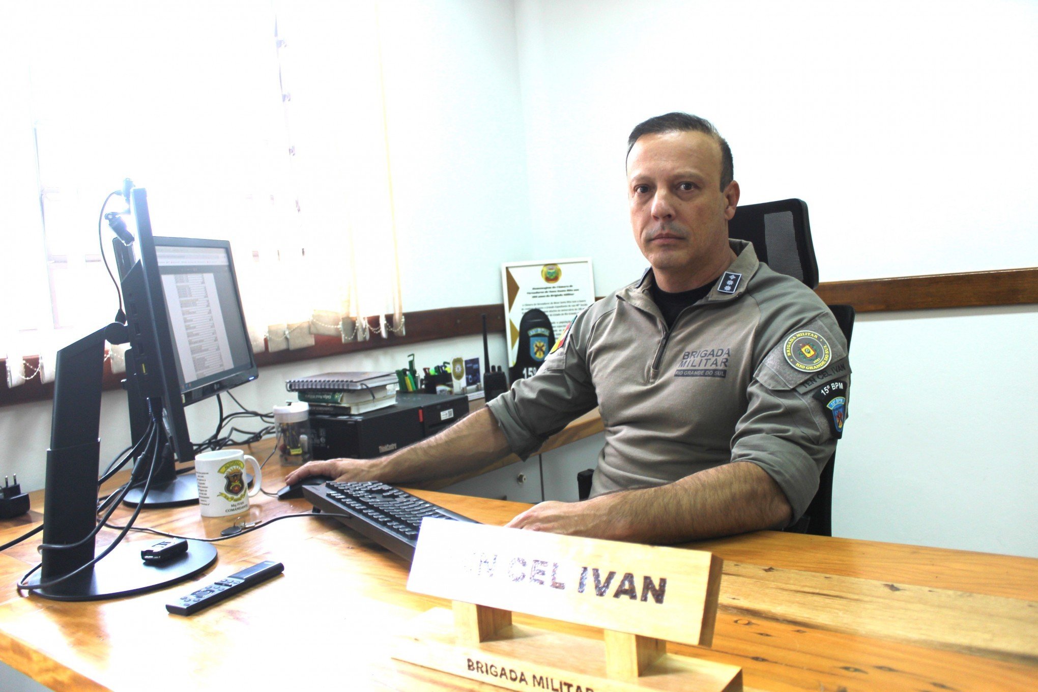 "Nós vamos reduzir os crimes no Guajuviras", avisa o novo comandante da BM em Canoas